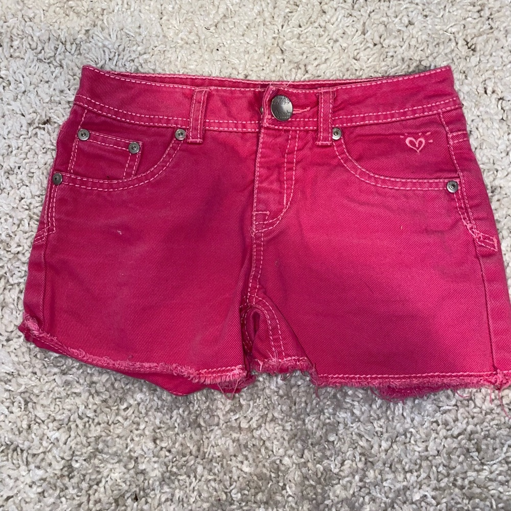 Pink Jean Shorts